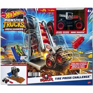 Monster Trucks Tire Press Challenge Playset